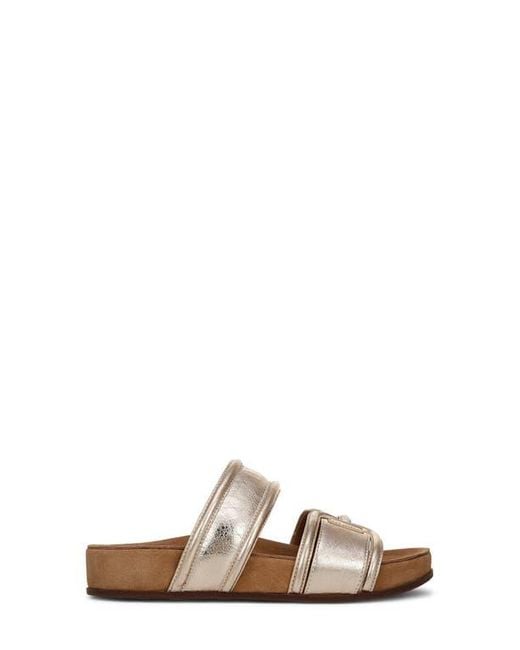 Sam Edelman Brown Rowan Platform Slide Sandal