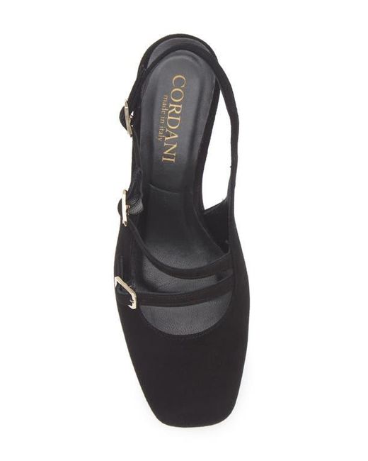 Cordani Black Gavin Slingback Pump