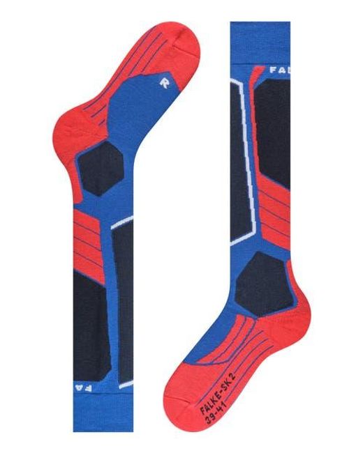 Falke Blue Sk2 Intermediate Ski Socks for men