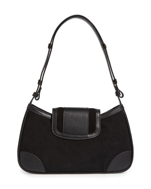 Ted Baker Edalani Equestrian Suede Leather Shoulder Bag. in