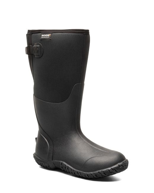 Bogs Black Mesa Insulated Adjustable Calf Waterproof Boot