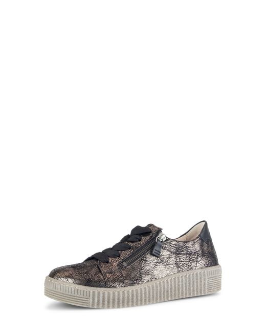 Gabor Gray 33.333 Platform Sneaker