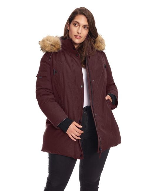 Alpine North Red Glacier Plus Size