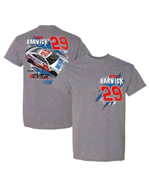 STEWART-HAAS RACING Gray Team Collection Kevin Harvick 2023 #29 Busch Light Name & Number T-shirt At Nordstrom for men