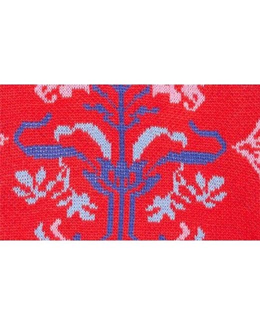 Sugarlips Red Almila Pattern Sweater