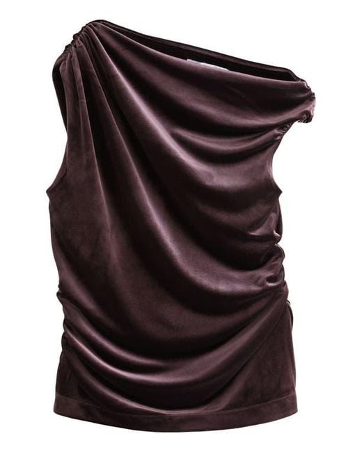 Next Black Drape Velvet Top