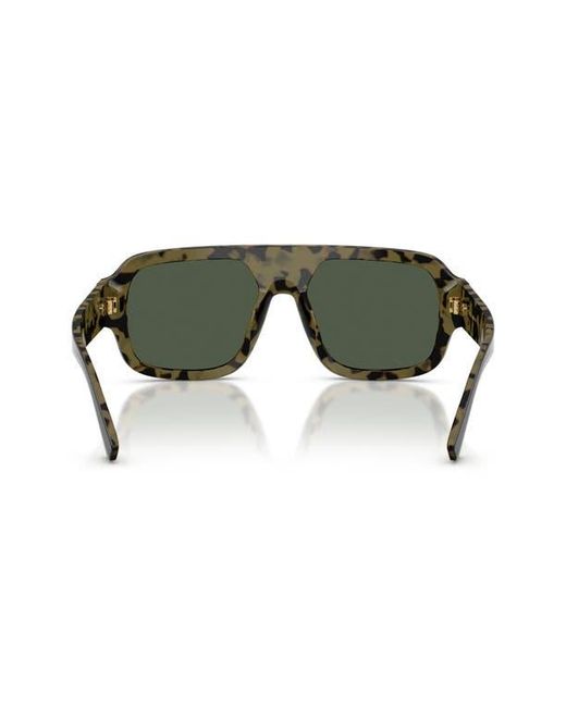 Dolce & Gabbana Green 55Mm Polarized Square Sunglasses for men