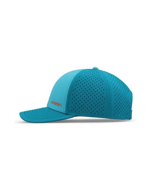 Melin Blue Hydro Compass Snapback Cap for men