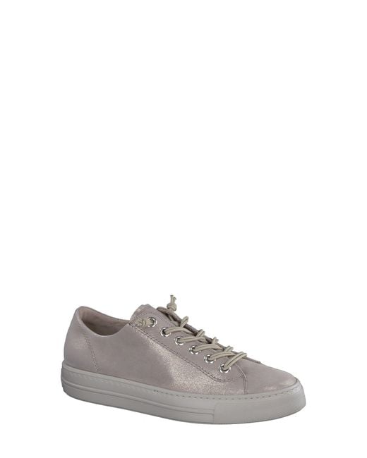 Paul Green Gray Hadley Platform Sneaker