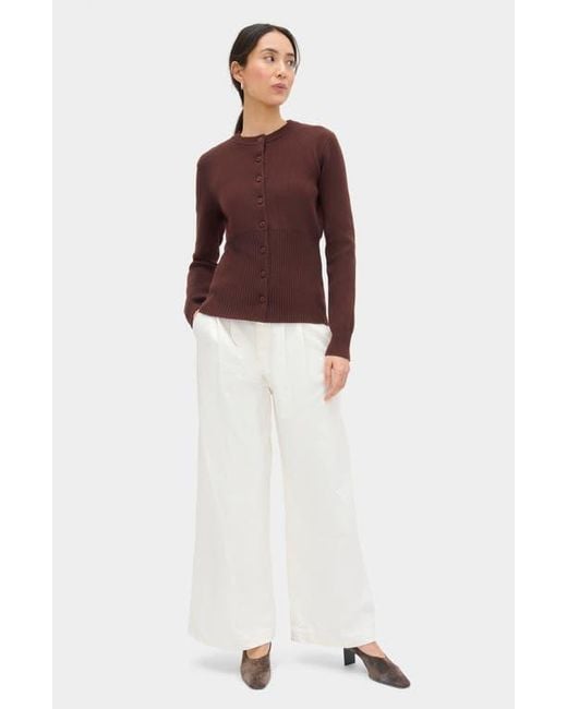 ALIGNE Purple Ruby Cardigan