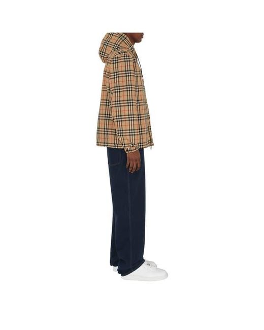 Burberry Blue Reversible Check Jacket for men