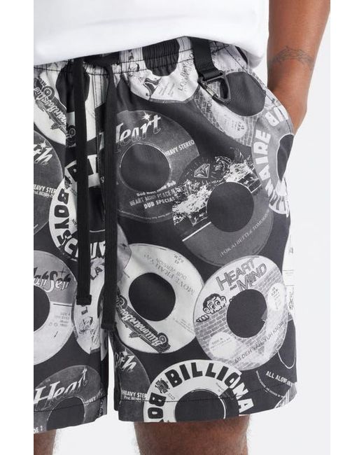 BBCICECREAM Black Bb Vinyls Drawstring Knit Shorts for men