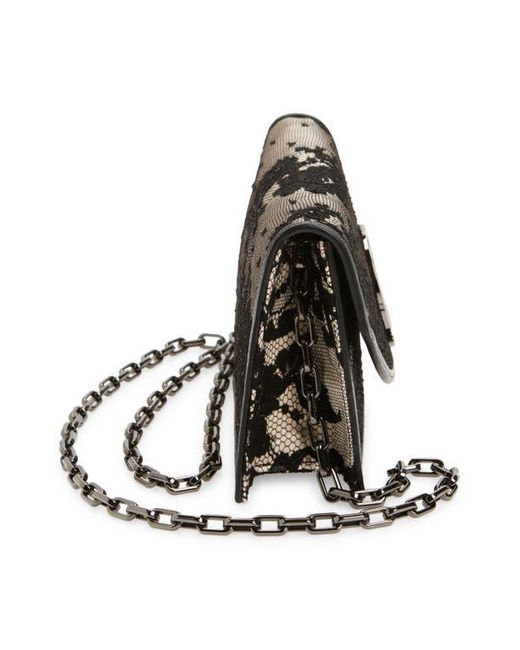 Christian Louboutin Black Loubi54 Lace Clutch