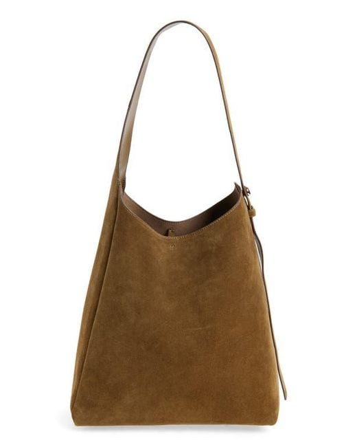 Tory Burch Brown Romy Suede Hobo Bag