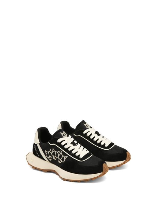 Naked Wolfe Black Prime Leather Sneaker