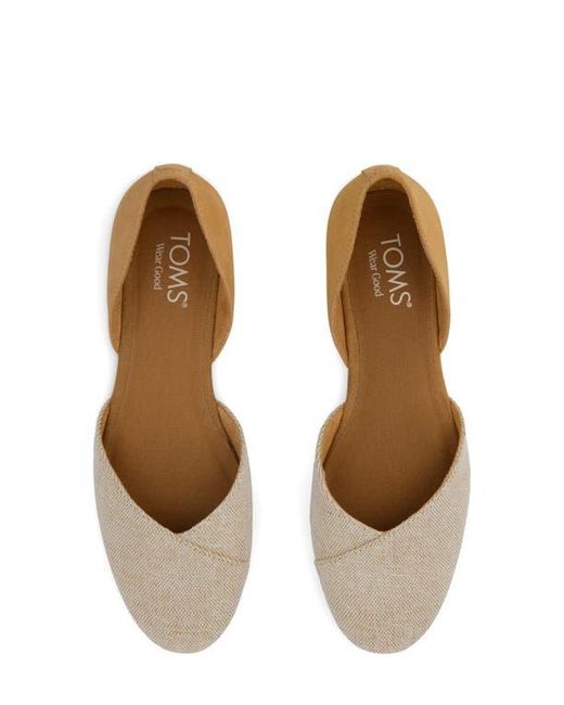 TOMS Brown D'Orsay Flat