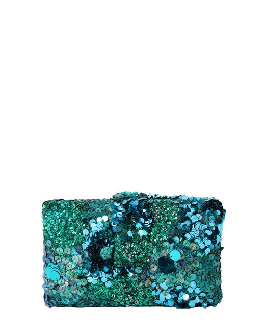 Simitri Blue Garnet Kitsch Clutch