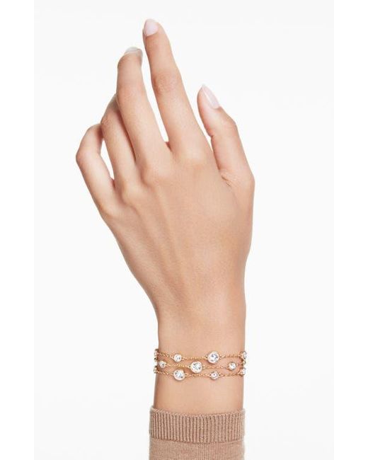 Swarovski Metallic Imber Layered Bracelet
