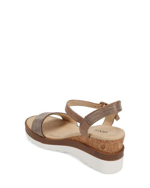 Vaneli Metallic Cedra Platform Wedge Sandal