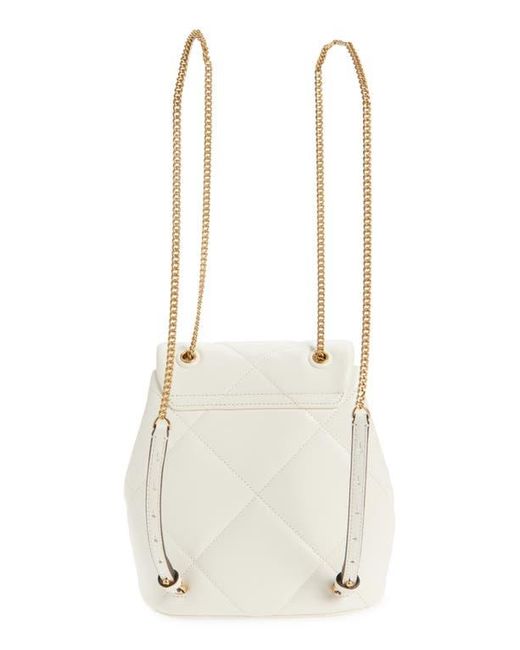 Tory Burch Small Kira Diamond Quilted Leather Backpack in