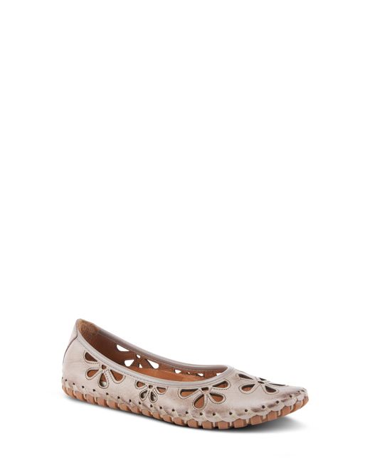 Spring Step Pink Rayely Flat