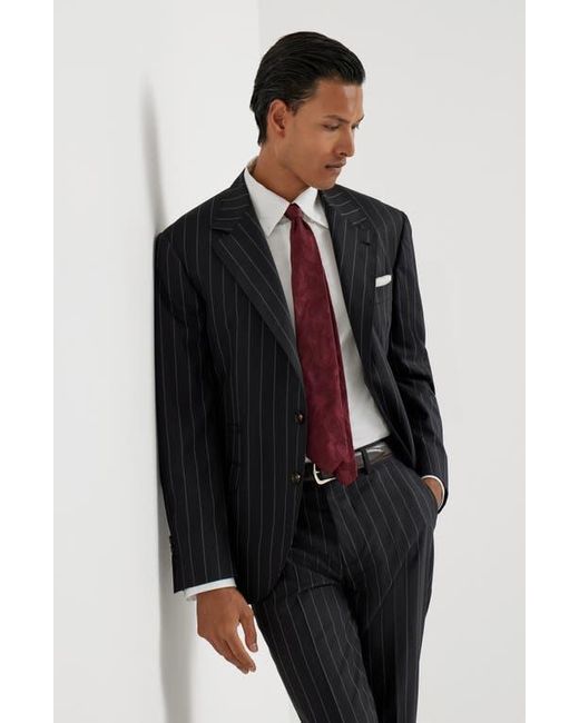 Brunello Cucinelli Blue Virgin Wool Blazer for men