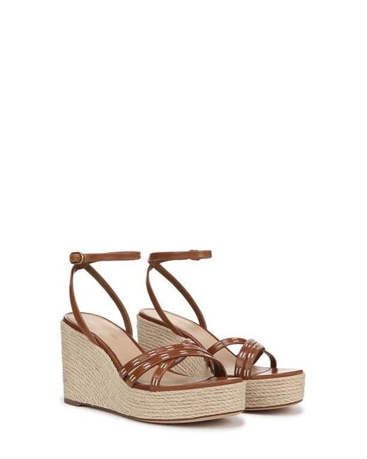 Veronica Beard Multicolor Philene Platform Wedge Sandal