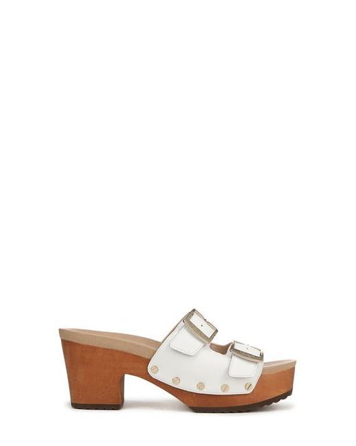 Dr. Scholls White Original Vibe Platform Slide Sandal