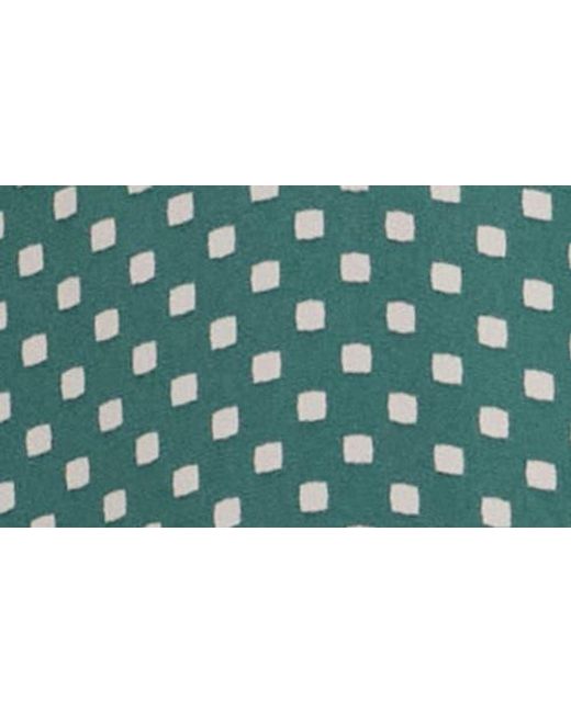 NYDJ Green Pintuck Top