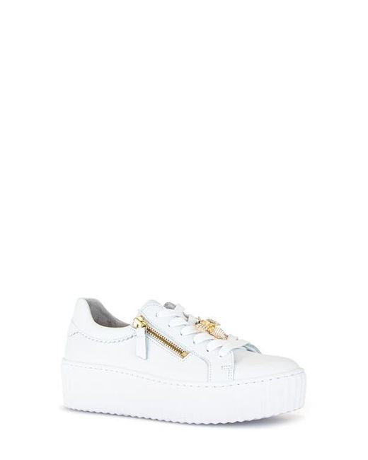 Gabor White 63.201 Platform Sneaker