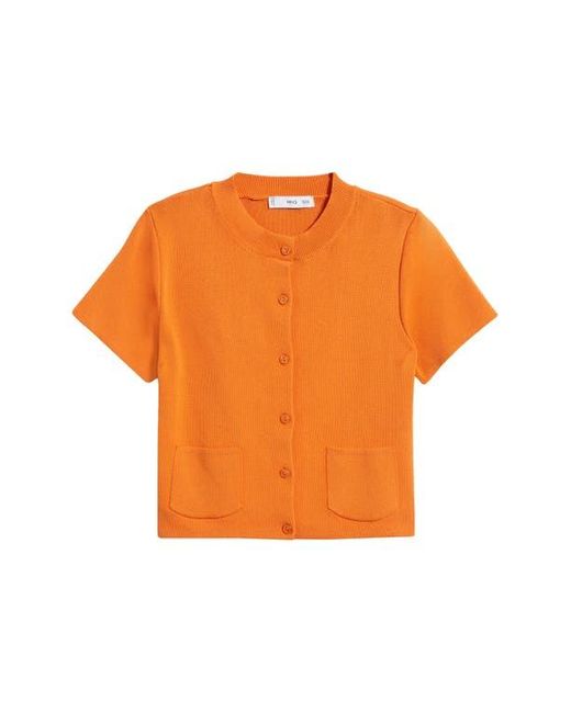Mango Orange Figo Cardigan