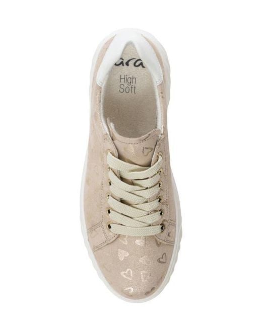 Ara White Mikky Platform Sneaker