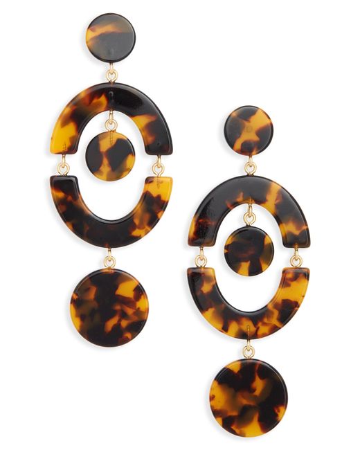 J.Crew Metallic Tort Orbit Earrings