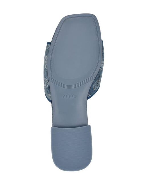 Guess Blue Tarishae Slide Sandal