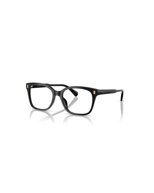 Ralph Black 53Mm Rectangle Optical Glasses