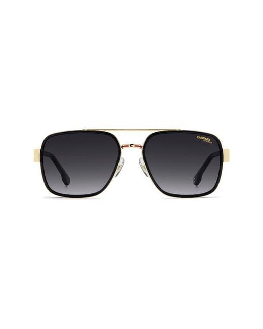 Carrera Black 1092/S 58Mm Gradient Rectangular Sunglasses for men