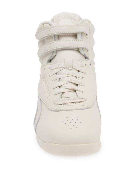 Reebok White X Anine Bing Freestyle Hi Sneaker