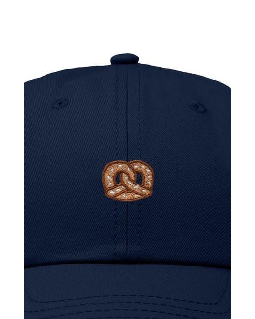 Alix Blue Pretzel Dad Cap