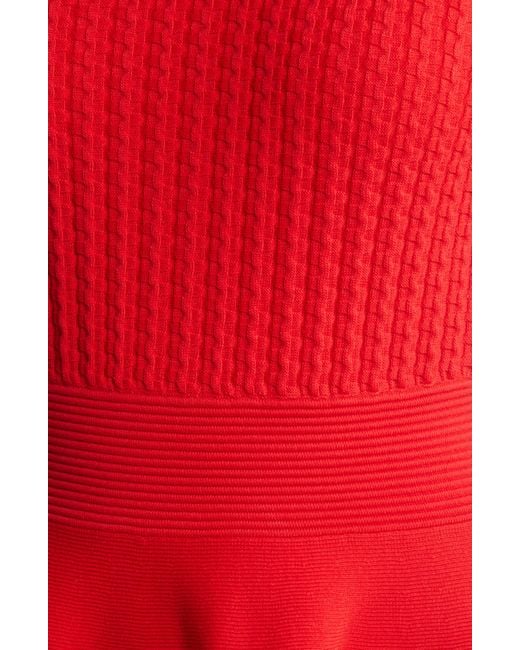 Ted Baker Red Mia Knit Skater Dress