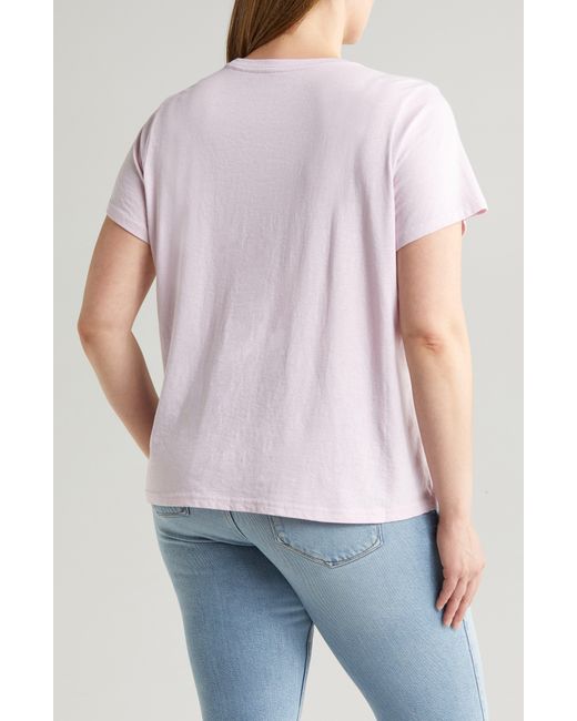 Lucky Brand Pink Change Is Good Graphic T-shirt