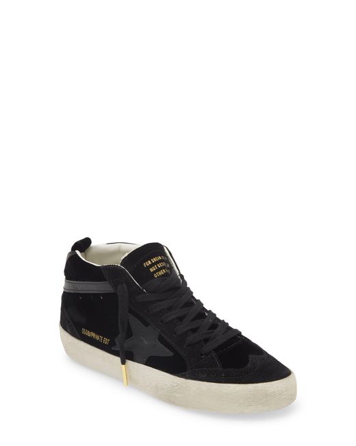 Golden goose mid star shop velvet sneakers