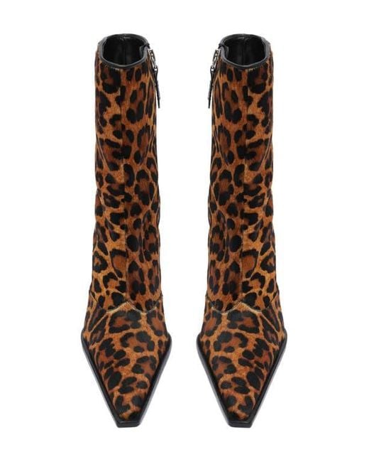 SCHUTZ SHOES Brown Raffaela Pointed Toe Bootie