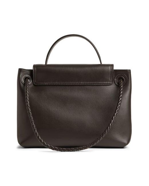 Bottega Veneta Black Small Ciao Ciao Knot Detail Leather Top Handle Bag