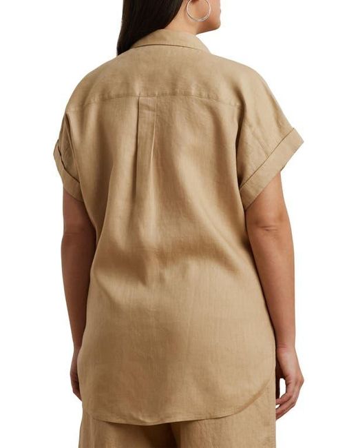 Ralph Lauren Natural Relaxed Fit Linen Button-Up Shirt