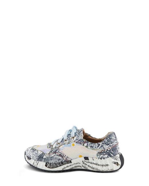Spring Step White Zingy Sneaker