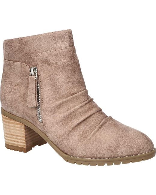Bella Vita Brown Janita Bootie