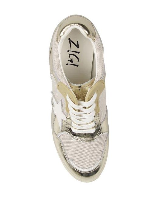 Zigi White Stiletto Platform Pump