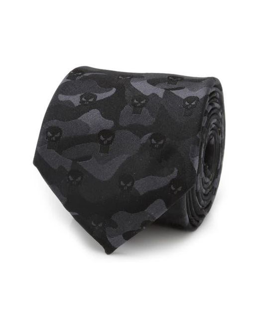 Cufflinks Inc. Black X Marvel The Punisher Silk Tie for men