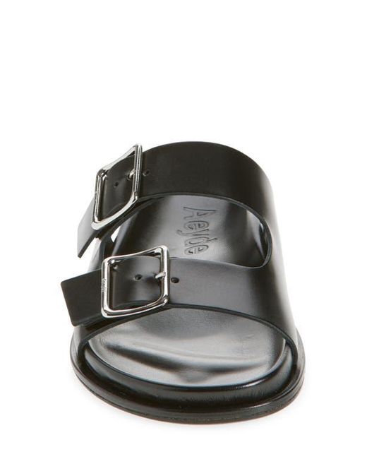 Aeyde Black Meena Slide Sandal