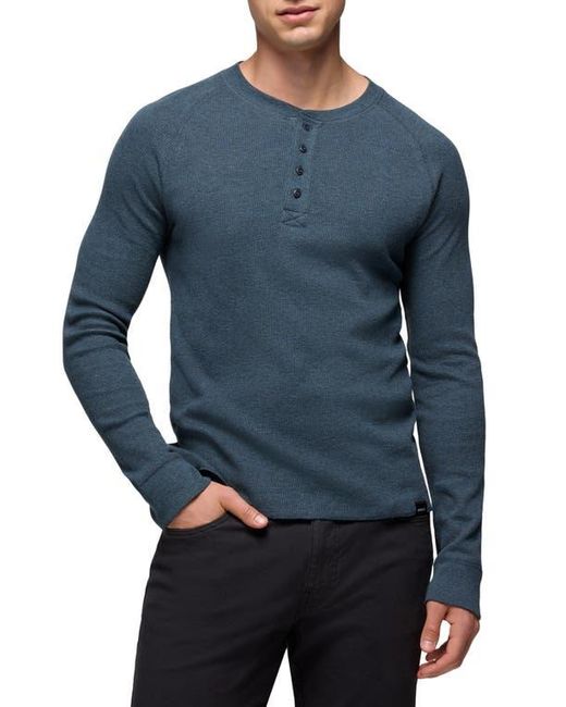 Prana Blue Touchstone Henley for men